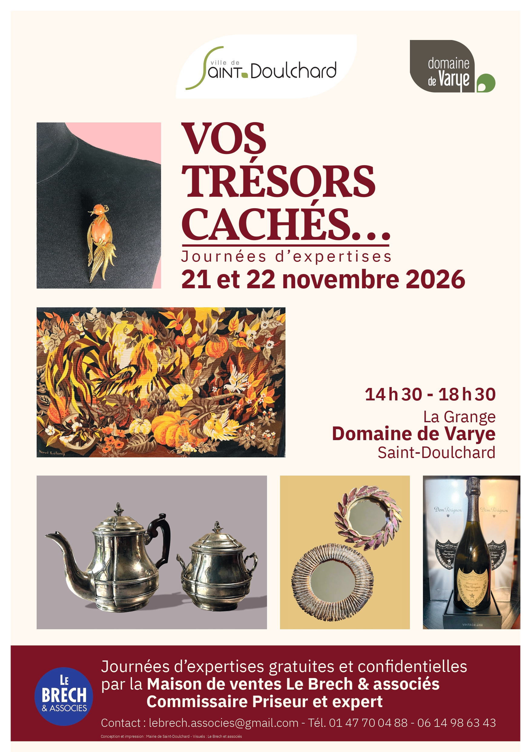 VOS TRESORS CACHES 4e EDITION ! 21 et 22 Novembre 2026 !